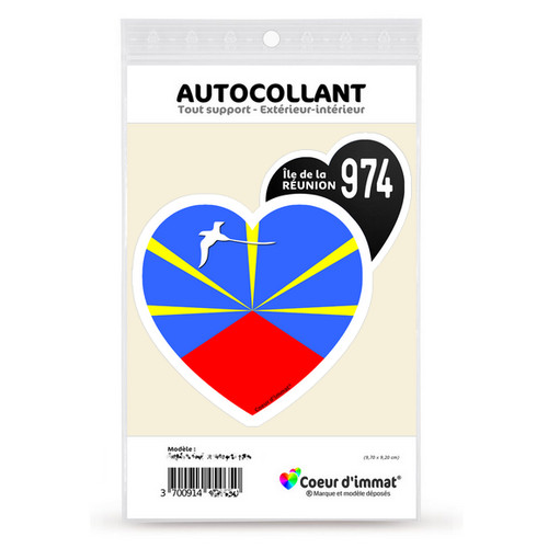 Sticker autocollant coeur - sticker,