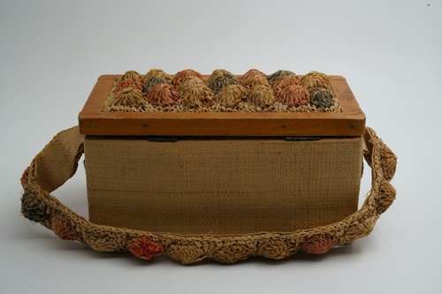 Vintage sewing basket - basket,