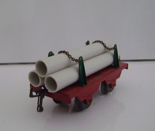 Hornby Hachette échelle O - Wagon à ranchers - Transport de tuyaux