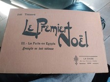 JOEL THEZARD LE PREMIER NOEL VERS 1930 LA FUITE EN EGYPTE HUIT TABLEAUX BON ETAT