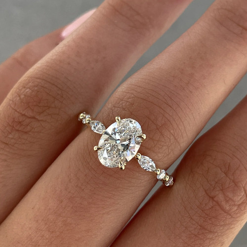 Bague fiançailles diamant - de,