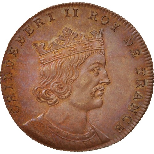 France medal childebert - childebert, ii