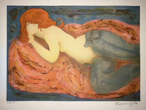 Alain bonnefoit lithographie - alain,