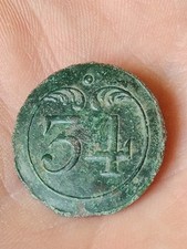Bouton GM Du 34 ème Régiment