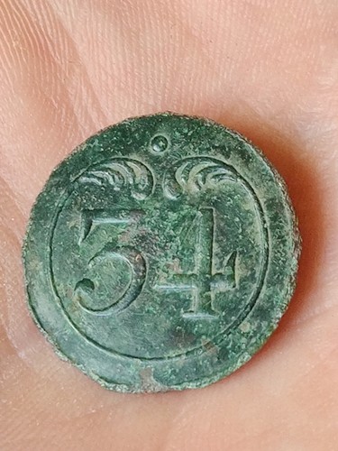 Bouton ème régiment - du,