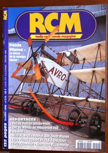Rcm modèlisme 210 du - rcm,