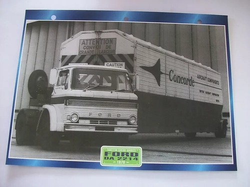 Carte fiche camion tracteur - camion,