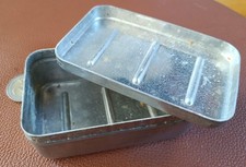 Boîte à savon métallique vintage – Armée française – Rare – Objet militaire