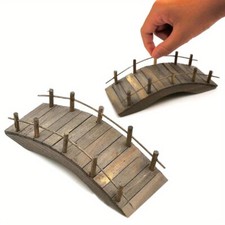 1:12 Échelle Miniature en Bois Arche Pont Avec Balustrades pour Poupée Fairy
