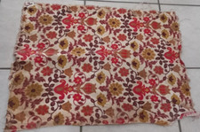 TISSU - FLEURI - dimensions 61 * 51 cm environ - VINTAGE - ANCIEN