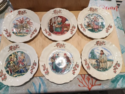 Assiettes sarreguemines dv - assiettes,