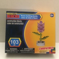 NEW Make It Blocks Pink Flower