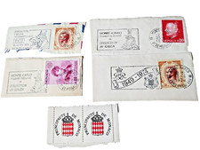 4 FLAMMES POSTALES➕ 2 TIMBRES ARMOIRIES DE MONACO