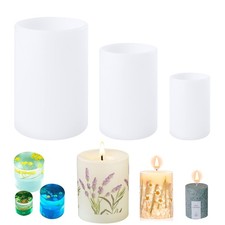 Lot de 3 Moule Bougie pour
