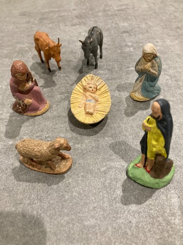 Personnages crêche ancienne - personnages, 7