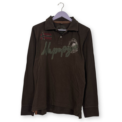 Polo napapijri vintage - vintage, marron