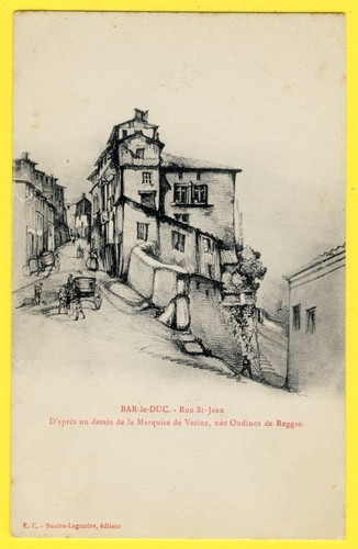 Cpa dessin marquise vesins - dessin,