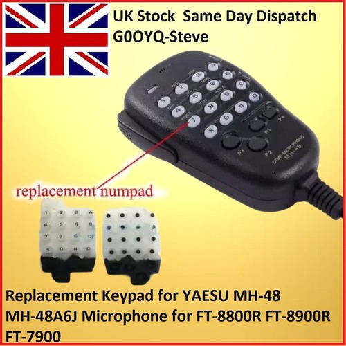 Remplacement clavier yaesu - remplacement,