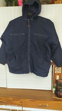 BLOUSON BLEU MARINE AVEC CAPUCHE HMI H MORGAN 8 ANS