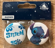 Badge Button Pin Stitch Set 2 Disney Disneyland Paris