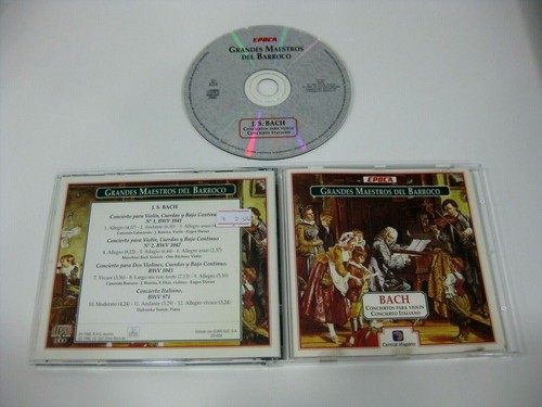 Bach concert pour violon - cd,