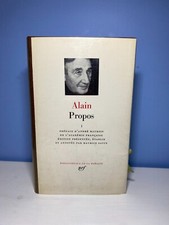 La Pléiade - Alain - Propos I