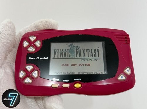 Bandai wonderswan crystal - wonderswan, wine