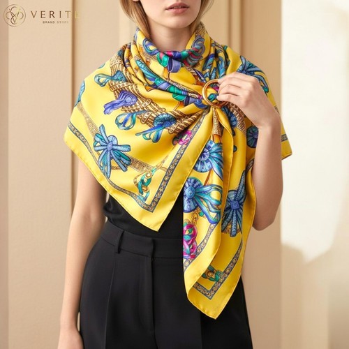 Rare vintage foulard soie - vintage,