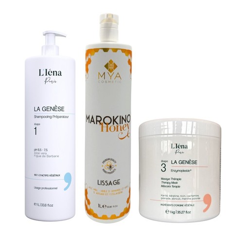 Kit lissage marokino honey - marokino, mya