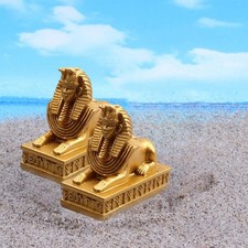 2x Anciennes Statues de Sphinx