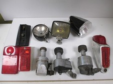 LOT Phare avant Feu arriere dynamo velo ancien Soubitez Catalux Cibie Jos union