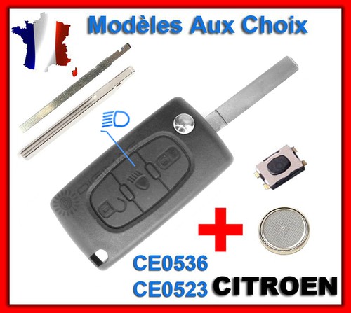 Coque clé pour - coque, citroen