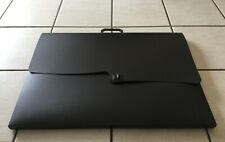 GRANDE MALETTE NOIRE VALISETTE HOUSSE RIGIDE A POIGNEE PORTE-DOCUMENTS PLANS