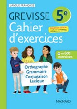 Cahier d'exercices - Grevisse