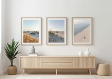 Triptyque A4 Plage Scandinave