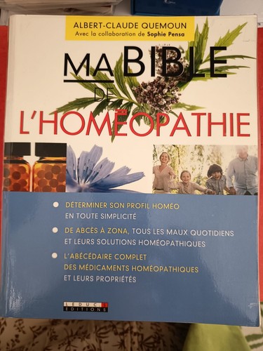 Bible homéopathie - de, l'homéopathie