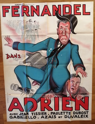 Fernandel adrien affiche - adrien,