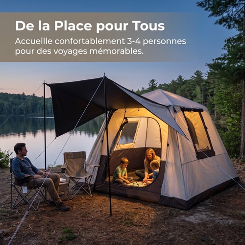 Tente camping 4 - tente,