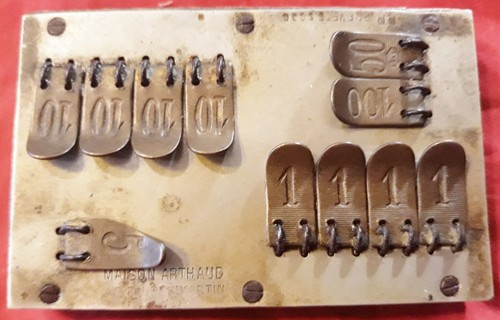 Art populaire ancien compteur - art,
