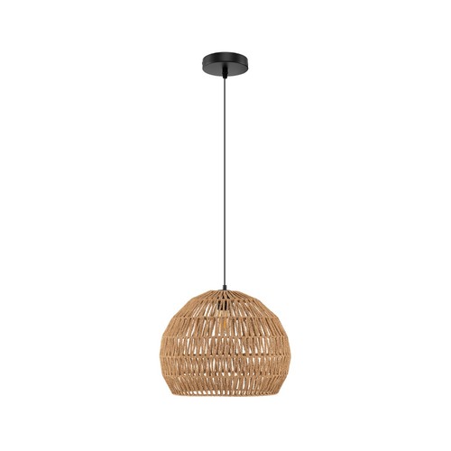 Lampe suspendue papier tressé - lampe,
