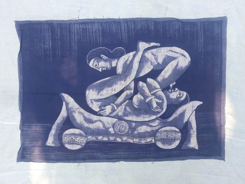 Kamasutra batik tenture murale - kamasutra,