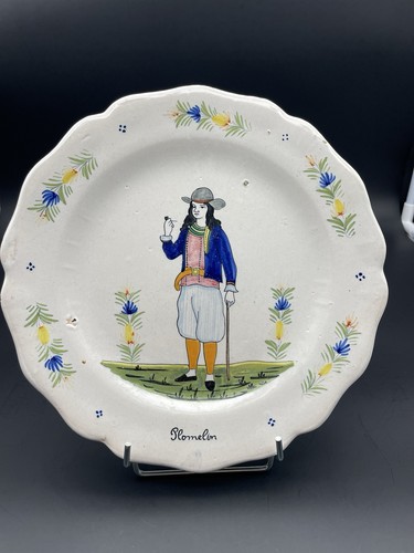 Assiette faïence quimper - faïence, hb