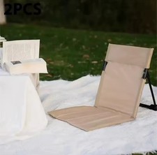 Chaise de camping pliante avec dossier, , idéale Pour jardin, plage, pique-nique