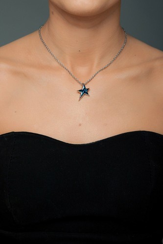 Chaîne pendentif etoile - pendentif,