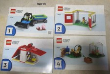 Lego 60346 Notice Instruction City Barn & Farm Animals Ferme Animaux new