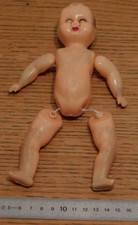 vintage 19cm Allemagne poupée YEUX BLEUS BB bébé en celluloïd MINERVA ? BABY