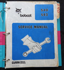 Manuel De Réparation De Tracteur Chargeur Sur Chenilles ORIGINAL BOBCAT 540 543