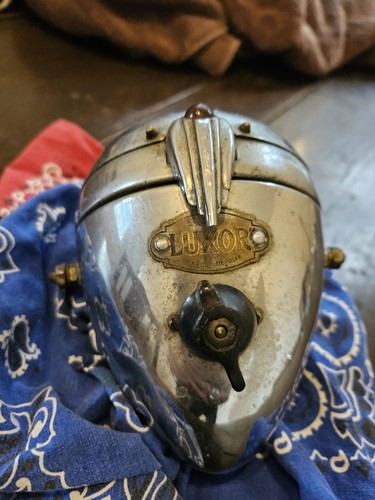 Antique luxor headlamp - headlamp, 4"