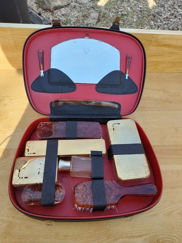 Trousse toilette vintage - toilette,