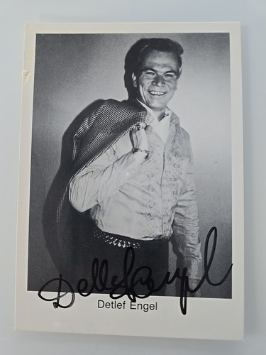Detlef engel autographe signé - detlef,